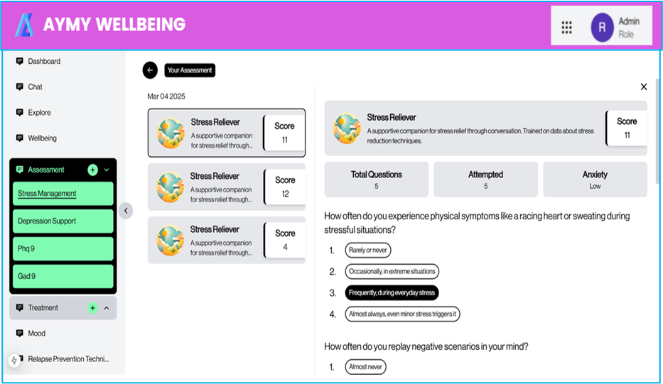 Assessment Interface